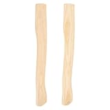 Garneck Hickory Axt Ersatzgriff 2 Stück 36cm für Camping und Brennholz Schneiden Kompatibel mit Vielen Axtmodellen