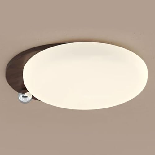 Plafonnier de style chinois en bois 36W luminaire minimaliste encastré pour couloir