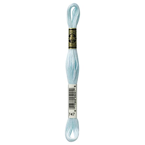 Image of DMC 6-Strand Embroidery Cotton Floss, Very Light Sky Blue