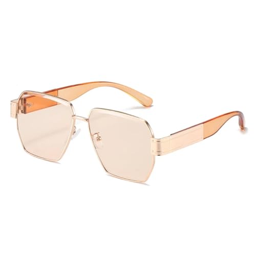 Lunettes de soleil vintage métal contre l'éblouissement en voyage