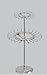 Two-Tier Revolving Belt or Tie Rack - Display Rack for Retail Purposes - Adjustable Height, 48 Hooks Industrial Rack. Retail Display Fixtures