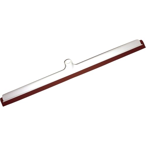 Image of SPARTA Flo-Pac Moss Foam Floor Squeegee Window Squeegee with Plastic Frame for Floor, Bathroom, Kitchen, Concrete, Tile, Garage, Commercial Use, 30 Inches, Red, (Pack of 10)