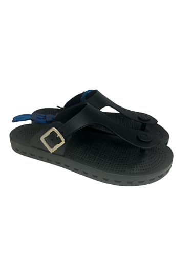 Sandales Dallas homme noir : nu-pieds d'été élégants et confortables