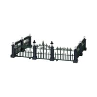 Coleção Lemax Village Classic Victorian Fence conjunto com 7 # 24534