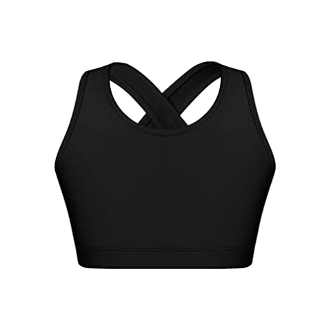 MSemis Crop Top de Danza Ballet Gimnasia para Niñas Cover