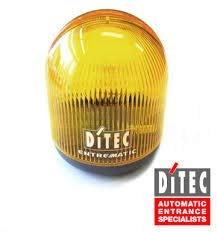 LAMPH DITEC Lámpara destellante de señalización 24V DC para puerta automatica de garaje