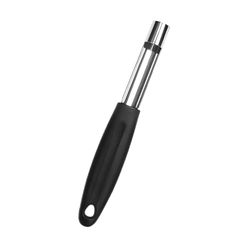 Generic - Vide-poire, vide-fruits, outil d'éviscération pour pommes et poires - Poignée ergonomique, acier inoxydable, noir