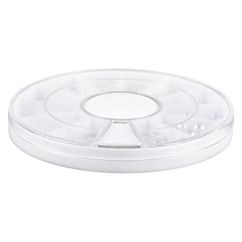 PLAFOPE Elegant Nail Decor Flat Back Pearl Cabochons Mixed Sizes 200pcs/box for DIY