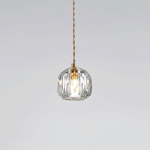 Cuisine îlot chambre couloir plafond suspendu en cristal et laiton QHQQXN