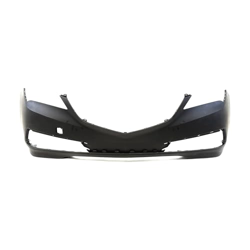 Image of FitParts Compatible with Acura TLX 2015 Front Bumper Cover | Primed, Without Parking Sensor Holes, Without Headlight Washer Holes, Sedan, Ready to Paint, OEM 04711TZ3A90ZZ, AC1000185