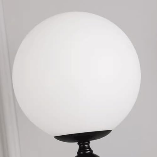Lámpara de pie de metal y plástico con interruptor de pie para sala de estar 6