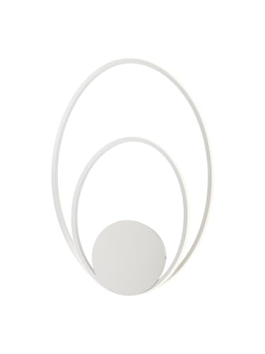 Plafonnier LED blanc mat luminaire idéal pour salon et entrée moderne