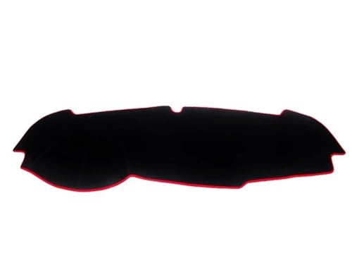 Tapis de tableau de bord pour Kia Sportage 4 LHD 2016-2021 protection antidérapante noire et rouge