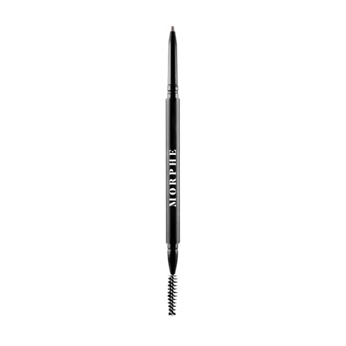 Morphe Micro Dual Eyebrow Pencil - Dual-Ended Brow Pencil Featuring a Retractable, Ultra-Precise,...