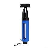 Jotekonoby Spazzola per la pulizia delle mazze da golf con funzione spray dell'acqua, design a tubo trasparente per un facile livello dell'acqua, strumento di pulizia in plastica a testa grande per