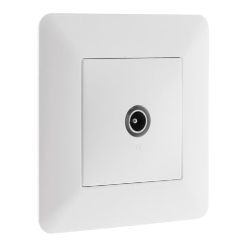 Zenitech Prise TV Ø9,52mmmm - Blanc - Artezo