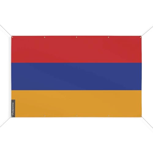 Drapeau Arménie 150 x 225 cm pour célébrations familiales et fêtes