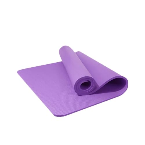 Esterilla Yoga Esterilla de yoga gruesa, antideslizante, for gimnasio en casa, deporte, salud, pérdida peso, fitness, almohadilla ejercicio for mujeres(Purple,185 61 20mm)