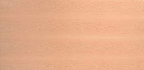 Cherry Wood Veneer Plain Sliced/Flat Cut Peel and Stick 3M9505 24"x96" Sheet A Grade Veneer Face -Easy Application with a self Adhesive for Any Restoration