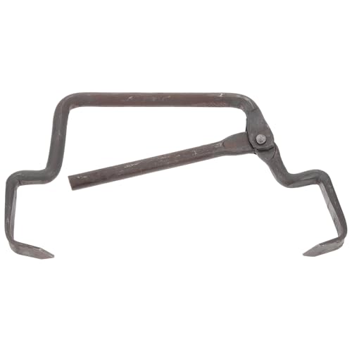 LOPUNER Industrial Stainless Steel Ice Tongs Large Ice Block Holder Heavy Duty for Commercial Use