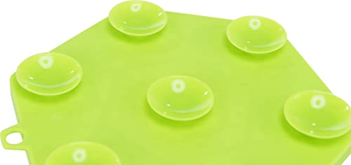 Trixie - Lick'n'Snack Tischdecke für Haustiere, Silikon, mit Saugnäpfen, 17 cm, grün, spülmaschinenfest und gefriergeeignet