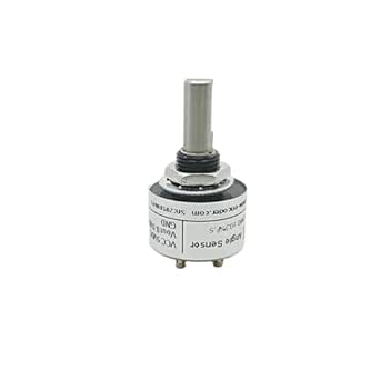 HOBKEY Contactless Hall Angle Sensor Potentiometer 6mm Shaft 5v Supply ...