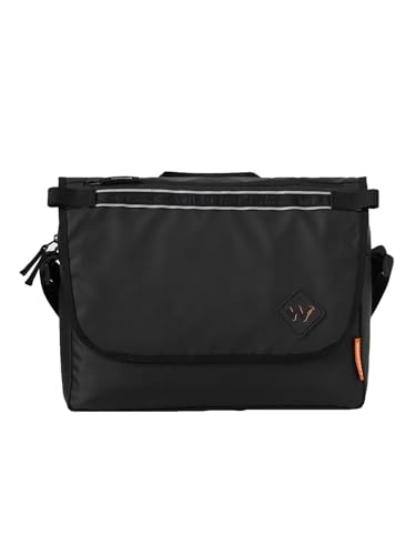 Wildcraft Dark Edition 20 L Messenger Bag for Men & Women | Office & College Bag | Dark Black