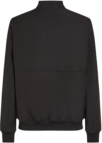 Tommy Hilfiger Herren Windbreaker Jacke Harrington Wasserabweisend, Schwarz (Black), S – Ansicht 6