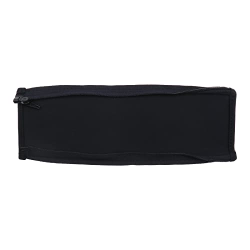 ECSiNG Headphone Headband Cover Headband Cushion Protector with Zipper 22x8.5 cm Compatible with Sennheiser HD598 HD579 HD595 HD599 HD559 HD569 HD518 HD555 HD558 Black