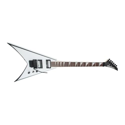 Jackson Poplar Wood Electric Guitar King V JS-32 White With Black Bevels 2910224577
