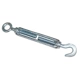3PZ TENDITORE OCCHIOLO E GANCIO ZINCATO WORKIT M20 O.MM 28 A.MM 30