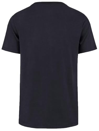 Image of 47 Brand MLB Men's Team Color Distressed Imprint Primary Logo Short Sleeve Baseball T-Shirt