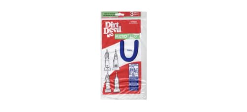 Image of Dirt Devil Microfresh Vacuum Cleaner Bags, Pack of 3, Type U, White
