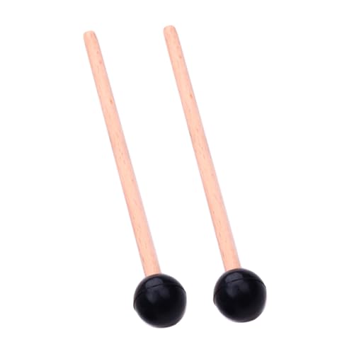 Yardwe 2pcs Marimba Sticks with Durable Heads for Instruments Lightweight Xylophone Hammers for Marimba and Tongue Drum Playing