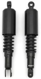 Amortiguadores negros con cubierta - Ojo horquilla - 12 58 pulgadas - Compatible con Honda CBCLSL350 CBCJCL360 CBCM400 CBCLCM450 CB500550650700750