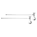 Oval Handle Angle Compression Bathroom Supply Kit Finish: Satin Chrome