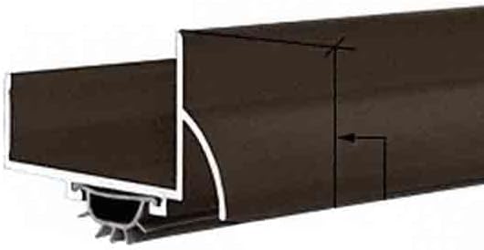 CRL Dark Bronze Anodized "U" Shape Door Bottom - 35-3/4"