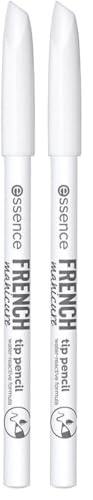 Lápiz para puntas de uñas Essence French Manicura francesa 1,9 g (Paquete de 2)