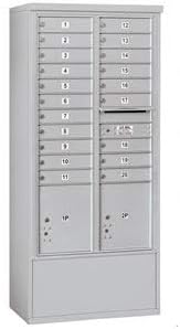 Free-Standing 4C Horizontal Mailbox Unit (Includes 4C Horizontal Mailbox and Enc