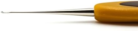 Clover Soft Touch Steel Crochet Hooks, No. 14/0.50mm (1027) - 4