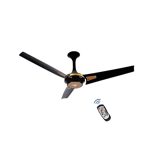 Image of Superfan Super Q 1200 mm High Flow BLDC Ceiling Fan with Remote | 260 CMM Airflow | 230 CMM @ 25 W | Quiet Premium Cooling | 5 Year Warranty | Royal Onyx
