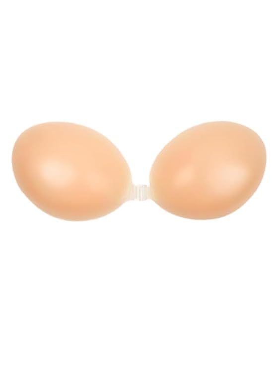 Strapless Bra Push Up Silicone Invisible Sticky Adhesive Backless & Off Shoulder Dresses Reusable Seamless Nipple Cover Bra Women Nude-picture-11