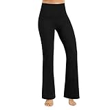 Hosen Damen Mode Frauen Einfarbig Freizeithose Lange Hose mit weitem Bein,Trainingshose Damen Jogginghose High Waist Sporthose Lang Sweathose Laufhosen Baumwolle Yogahosen Dünn Fitness Hose Sweatpants