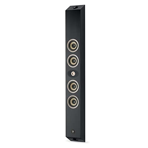 Focal FONWALL302-BL 1/2 Bass-Reflex 2-Way On-wall Loudspeaker - Black