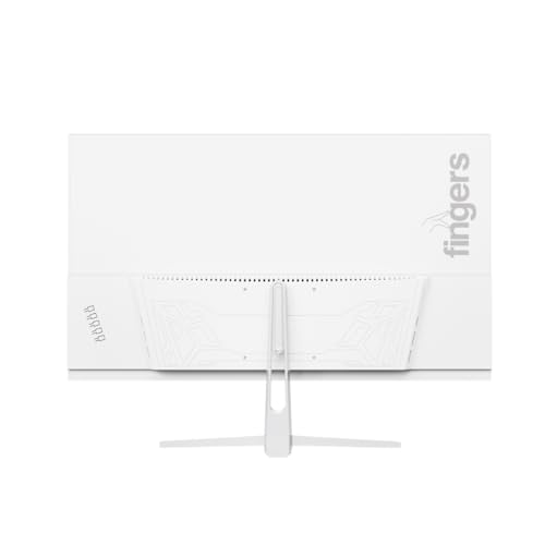 Image of FINGERS Satin-2722 LED Monitor (27 Screen Size, 1920 x 1080 IPS FHD Resolution, Low Power Consumption, Anti-Glare Screen Display, HD Interface + VGA)-White