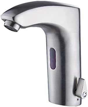 Robinet de salle de bain alimenté par piles or rose pour éviter le calcaire