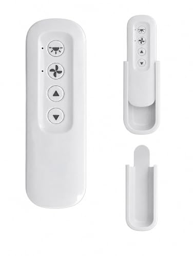 99813 for Hunter Fan Remote Replacement Only Fit for 434MHz 3-Speed Hunter Fan Receivers(99814 and 99106 etc) Replace Hunter 99392 99372 Remote Dove Grey Two Year Replacement Inclued Wall Holder