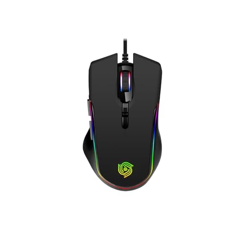 MKETech Electronics Wired Gaming Mouse - Computer Corded Mouse with 6 Programmable Buttons, Up to...