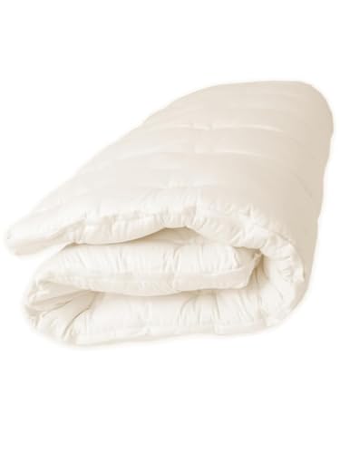 Image of Cotton Mattress - Handmade Ogranic Cotton Floor Mattress | Mattress Single Bed 2.5x6 | Gadda (Organic White Cotton Mattress, 4 x 6 FT)