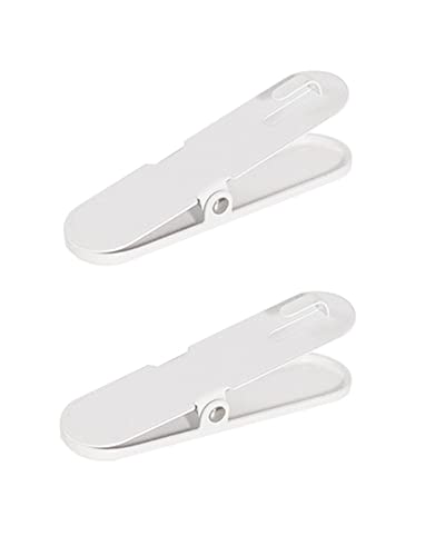 Pegboard Accessories Combination Wall Organizer,2PC Of Clip, for Pegboard Shelf,Postcard folder ?Photo clip,White (Clips)